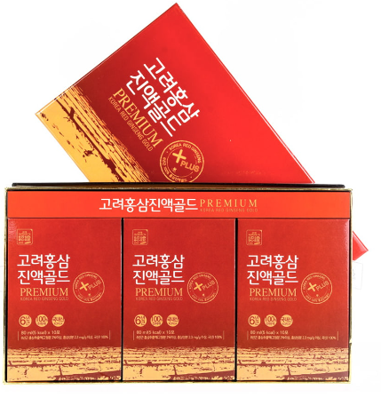 NƯỚC HỒNG SÂM KOREA RED GINSENG GOLD PREMIUM (30 GÓI X 80ML)